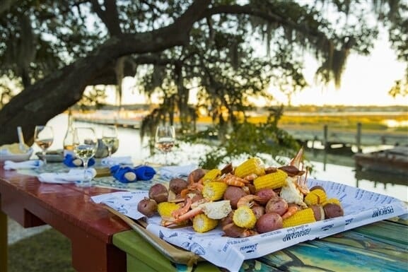 Lowcountry waterfront dining